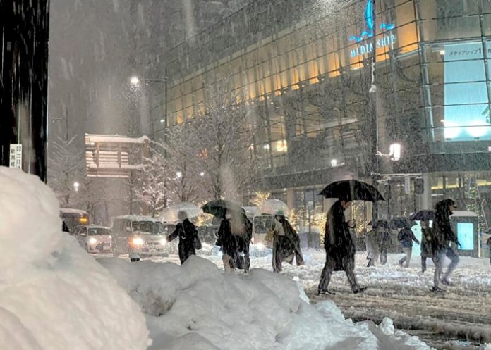 japon1 Temperaturas mortal en Japon declaran alerta por brutal ola de frío