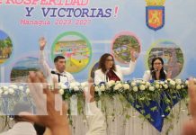 Alcaldía de Managua realiza sesión para toma de posesión de cargos 2023-2027 Foto: Toma de posesión de la Alcaldía de Managua / TN8