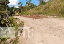 Rehabilitan 35 kms de caminos productivos en Matiguás, Matagalpa Foto: Reparación de caminos en Matiguás, Matagalpa / TN8