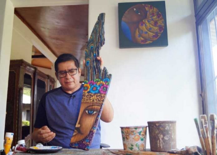 Autoridades y delegación de la Paz, Carazo visitaron el Taller de Artes Plásticas