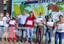 Apoyo del MEFCCA a protagonistas de Mateare y Villa El Carmen Foto: Entrega de desembolso del MEFCCA a protagonistas del MEFCCA / TN8