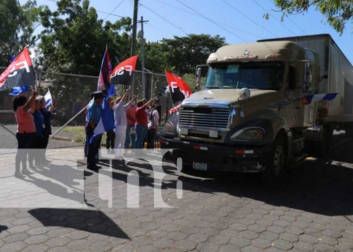Foto: Primera caravana 2023 con merienda escolar en Nicaragua / TN8