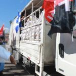 Merienda escolar garantizada en Nicaragua: Sale primera caravana 2023 Foto: Primera caravana 2023 con merienda escolar en Nicaragua / TN8