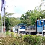 Foto: Caravana con camiones que llevan merienda escolar a Nueva Segovia / TN8