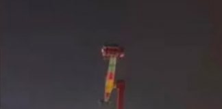 ¡De infarto! Juego mecánico gira sin control con personas a bordo en México