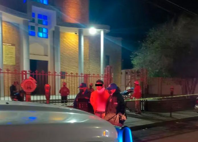 Borracho roba en una iglesia en México y terminó herido por un ¿ángel?