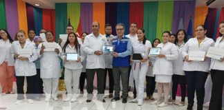 Foto: Tabletas digitales para el MINSA en Nicaragua / TN8