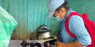 Foto: Brigadas visitan a familias del barrio Santa Rosa, en Managua / TN8