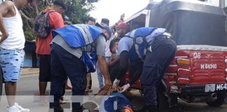 Foto: Accidente de tránsito deja a hombre con fracturas en Managua / TN8