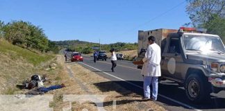 Foto: Escena de accidente de tránsito en Nicaragua / TN8