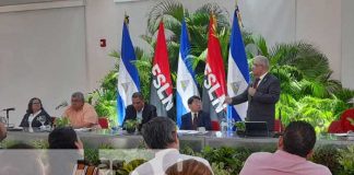 Foto: Cancillería de Nicaragua con representantes de ONG's / TN8