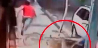 ¡No contaban con la astucia! Evitó robo con "patada voladora" en Paraguay