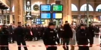 Brutal ataque en una estación de trenes en París dejó a seis heridos