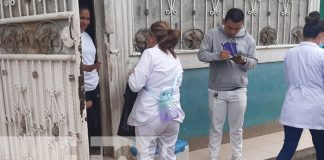 Continúan jornada de inmunización voluntaria en barrios de Managua