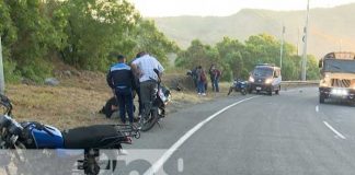 Foto: Accidente de tránsito en la Cuesta El Plomo, Managua / TN8