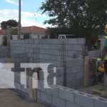 Así avanza la reconstrucción del Polideportivo «Modesta Alvarado» en Rivas Foto: Reconstrucción del Polideportivo en Rivas / TN8