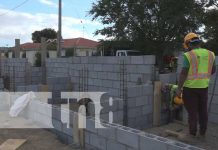 Así avanza la reconstrucción del Polideportivo «Modesta Alvarado» en Rivas Foto: Reconstrucción del Polideportivo en Rivas / TN8