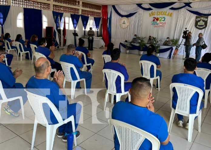 Foto: Ciclo escolar 2023 empieza en el Sistema Penitenciario de Nicaragua / TN8