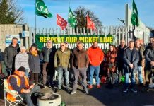 Siguen las protestas de transportistas en Reino Unido por un mejor salario