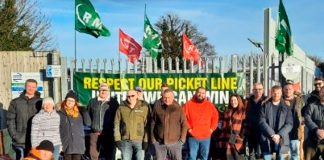 Siguen las protestas de transportistas en Reino Unido por un mejor salario
