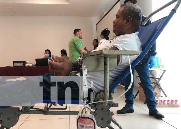 Foto: Donación de sangre en el INTA Nicaragua / TN8