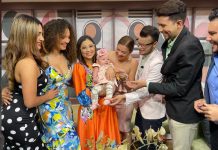 Foto: Óscar Pérez presentó a su pequeña Sofía en Mañaneros