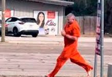 ¡Video! Descalzo y enchachado un hombre protagonizó una fuga en Texas ¡Video! Descalzo y enchachado un hombre protagonizó una fuga en Texas