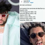 Bad Bunny baja sus reproducciones en Spotify