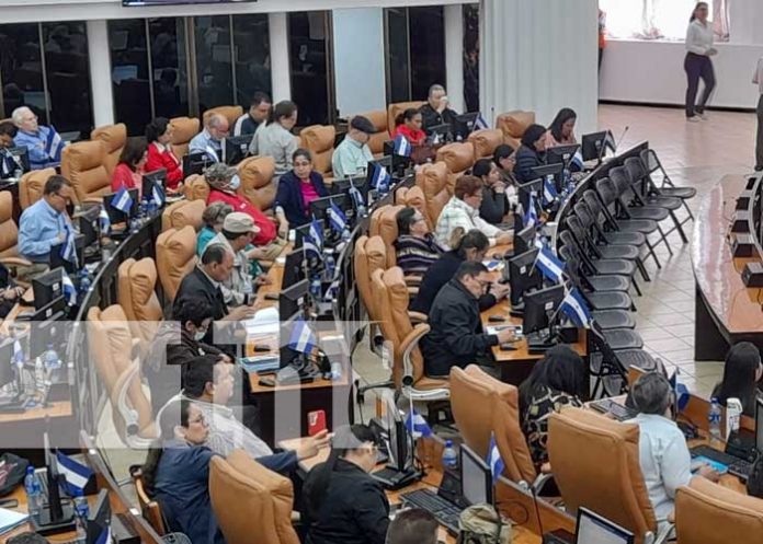 uaf-01 Foto: Sesión parlamentaria en la Asamblea de Nicaragua / TN8