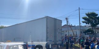 Motorizado pierde la vida al ser aplastado por un tráiler en Carretera Norte, Managua