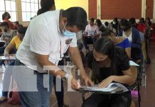 Más de 5 mil estudiantes realizan prueba en la UNAN-León Foto: Examen de admisión en la UNAN-León / TN8