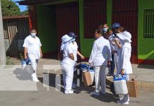 Barrio Jorge Salazar, en Managua, protegido contra el COVID-19 Foto: Vacunación en el barrio Jorge Salazar, Managua / TN8