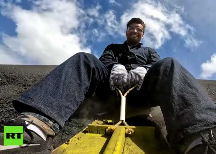 Foto: Programa de RT de visita con los volcanes de Nicaragua