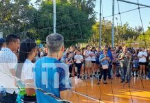 Alcaldía de Managua inaugura clases en la academia de voleibol Foto: Academia de Voleibol en Managua / TN8