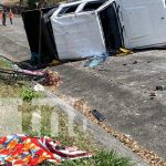 Una menor fallecida por vuelco de camioneta en Comalapa, Chontales Foto: Accidente de tránsito en Comalapa, Chontales, cobra la vida de una menor / TN8
