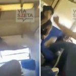 Video: Mujeres se “fajan” en un tren por ser la “oficial” y el “cacho” Video: Mujeres se “fajan” en un tren por ser la “oficial” y el “cacho”