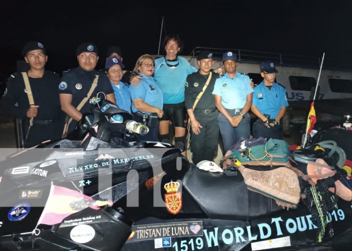 Foto: Aventurero español continúa su recorrido por Nicaragua / TN8