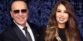 Desmienten la supuesta separación de Thalía con Tommy Mottola