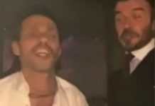 Difunden video de cómo se la pasaron David Beckham y Marc Anthony en la boda Difunden video de cómo se la pasó David Beckham y Marc Anthony en la boda