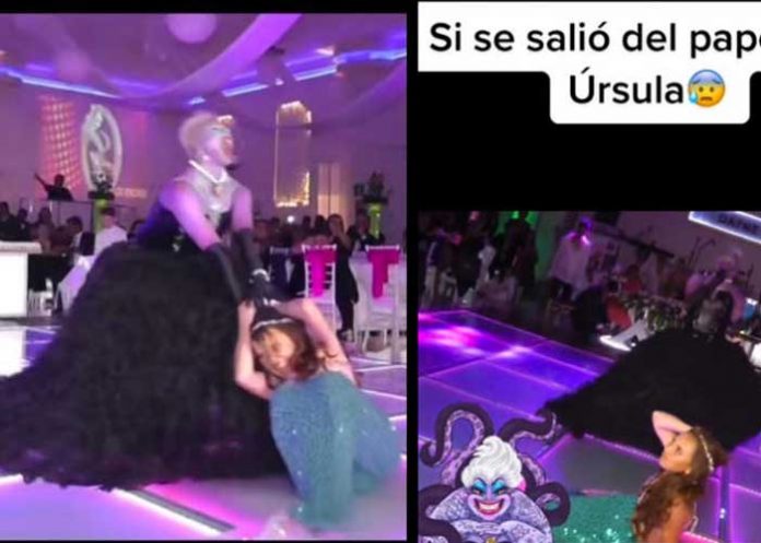 Vals de quinceañera se arruina luego que una “actriz” se saliera de su papel