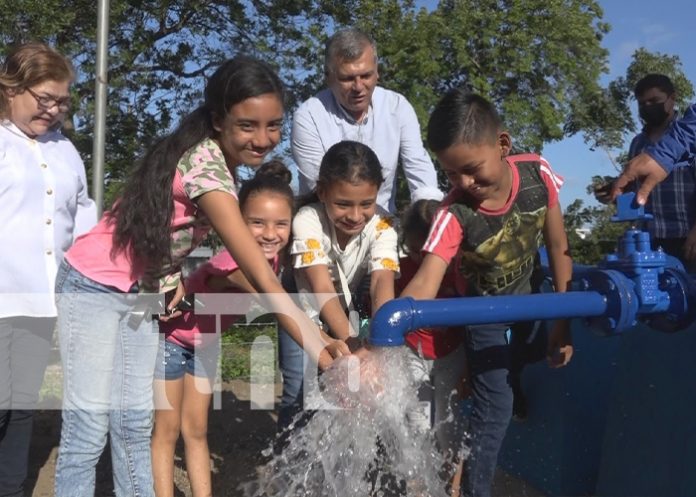 1 Rivas: Inauguran proyecto de agua potable en la ciudad de Los Mangos