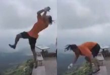 Cae al precipicio mientras realiza demostración de parkour en la montaña Pierde la vida mientras realiza demostración de parkour en la montaña