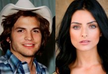 Ashton Kutcher se pone nervioso ante la confesión de amor de Aislinn Derbez