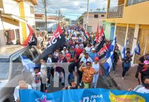 Foto: Caminata por la soberanía nacional en Nandaime y Carazo / TN8
