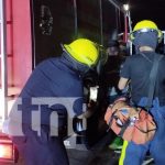 Dos motociclistas en accidente de tránsito en Río Blanco Foto: Dos motociclistas son protagonista de accidente de tránsito en Río Blanco / TN8