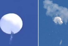 Otro ovni es derribado por un avión estadounidense Foto: Otro ovni es derribado por un avión estadounidense / Cortesía