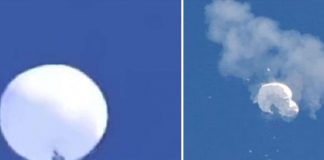 Foto: Otro ovni es derribado por un avión estadounidense / Cortesía