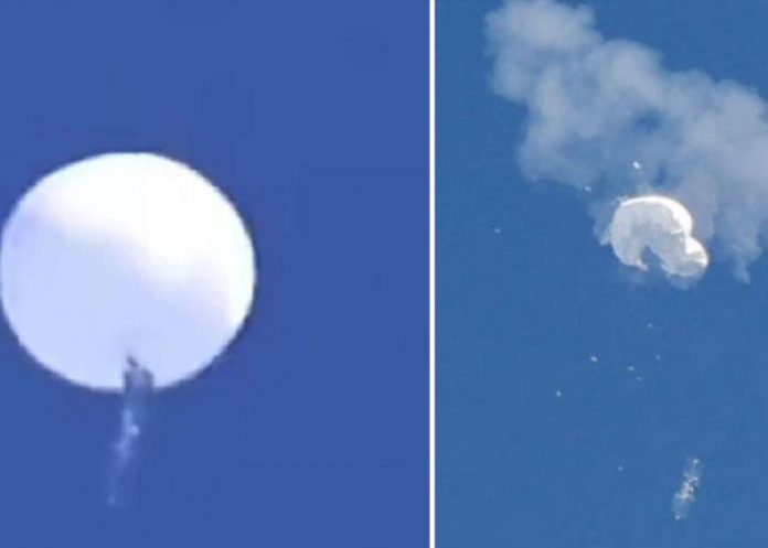 Foto: Otro ovni es derribado por un avión estadounidense / Cortesía