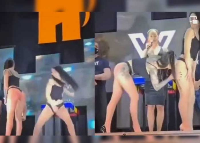 El nuevo “deporte” más sexy: Nalgadas entre mujeres en lencería (VIDEO)