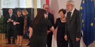 Embajada de Nicaragua participa en bienvenida al Año Nuevo en Austria